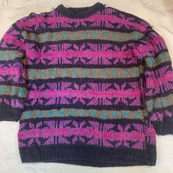 100% wool oversized sweater - Picture 3 of 7